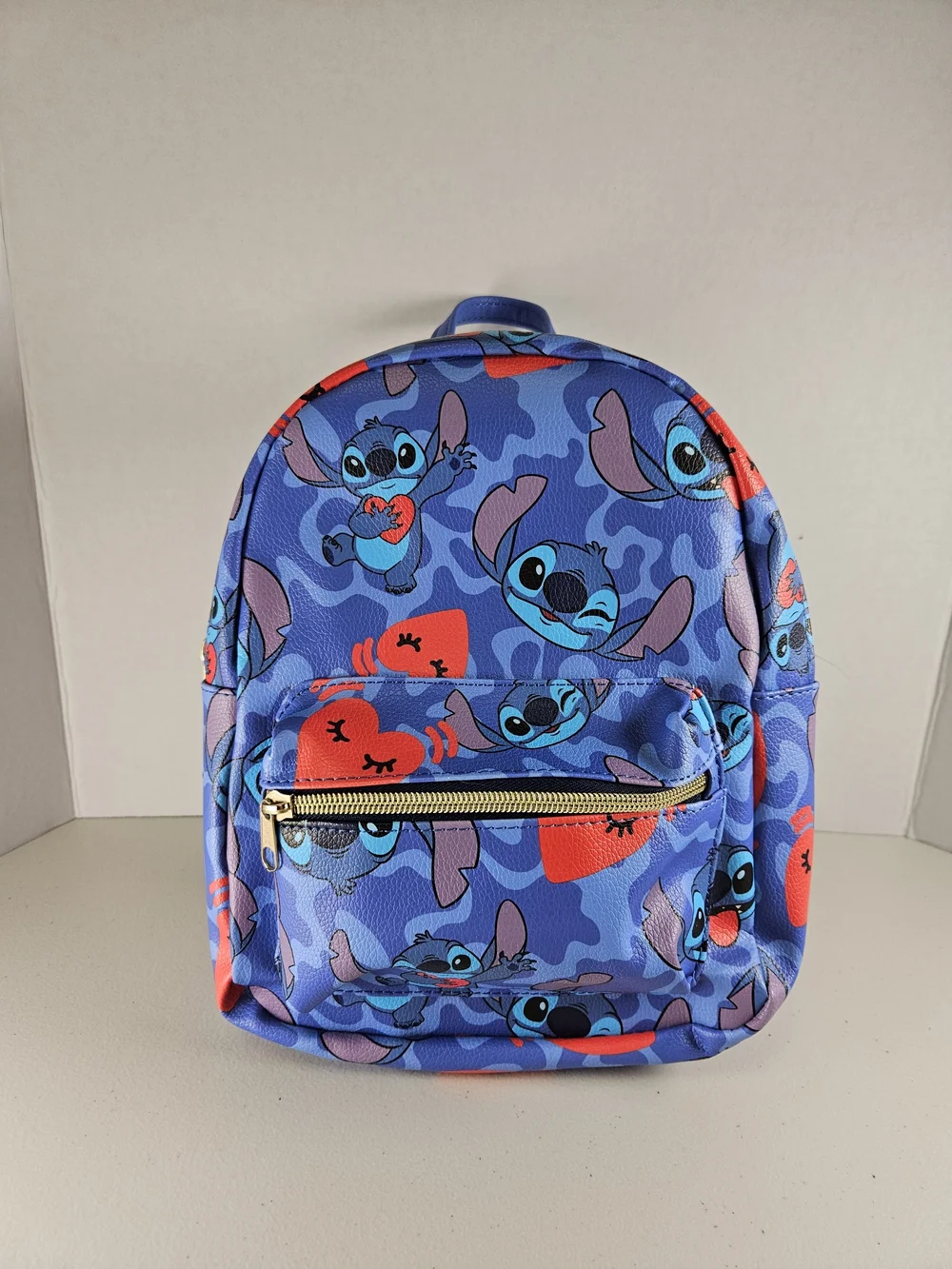 Backpack - Stitch - Faux Blue Allover Print